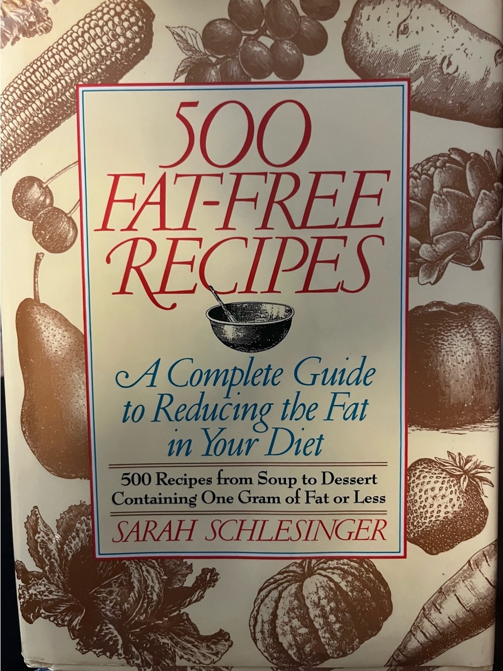 500 Fat-Free Recipes by Sarah Schlesinger
